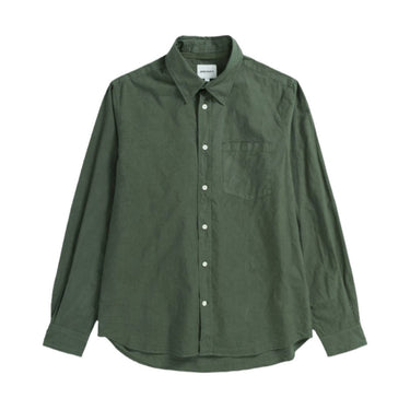 Norse Projects Osvald Tencel Shirt Spruce Green - KYOTO - Norse Projects