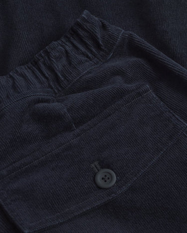Norse Projects Ragnar 2.0 Relaxed Solotex Corduroy Pant Dark Navy - KYOTO - Norse Projects