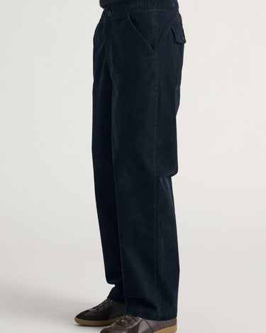Norse Projects Ragnar 2.0 Relaxed Solotex Corduroy Pant Dark Navy - KYOTO - Norse Projects