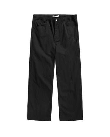 Norse Projects Ragnar Fine Broken Twill Pants Black - KYOTO - Norse Projects