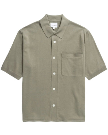 Norse Projects Rollo Linen SS Shirt Clay - KYOTO - Norse Projects