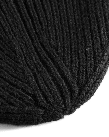 Norse Projects Standard Merino Lambswool Beanie Black - KYOTO - Norse Projects