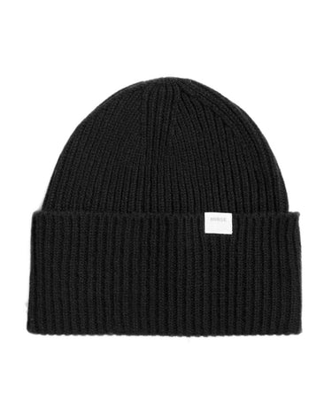 Norse Projects Standard Merino Lambswool Beanie Black - KYOTO - Norse Projects