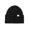 Norse Projects Standard Merino Lambswool Beanie Black - KYOTO - Norse Projects