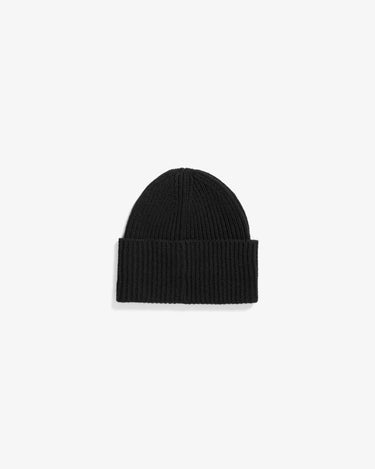 Norse Projects Standard Merino Lambswool Beanie Black - KYOTO - Norse Projects