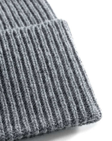 Norse Projects Standard Merino Lambswool Beanie Grey Melange - KYOTO - Norse Projects