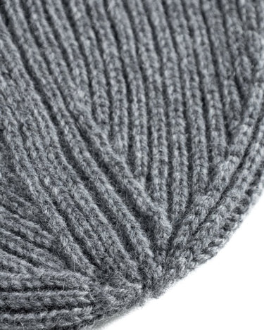 Norse Projects Standard Merino Lambswool Beanie Grey Melange - KYOTO - Norse Projects