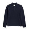 Norse Projects Standard Merino Lambswool Polo Dark Navy - KYOTO - Norse Projects