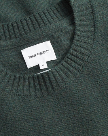 Norse Projects Standard Merino Lambswool Sweater Forrest - KYOTO - Norse Projects