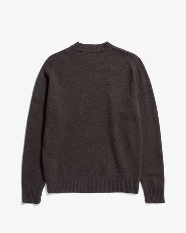 Norse Projects Standard Merino Lambswool Sweater Heathland Brown - KYOTO - Norse Projects