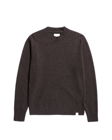 Norse Projects Standard Merino Lambswool Sweater Heathland Brown - KYOTO - Norse Projects