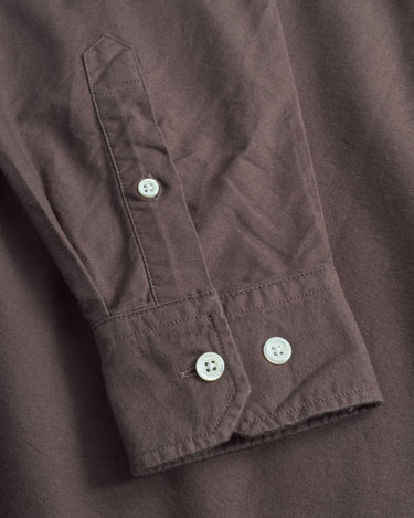 Norse Projects Standard Oxford BD Shirt Seal Brown - KYOTO - Norse Projects