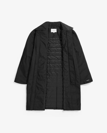 Norse Projects Vargo Gore - Tex Windstopper Raglan Mac Black - KYOTO - Norse Projects