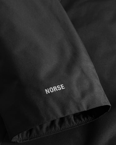 Norse Projects Vargo Gore - Tex Windstopper Raglan Mac Black - KYOTO - Norse Projects