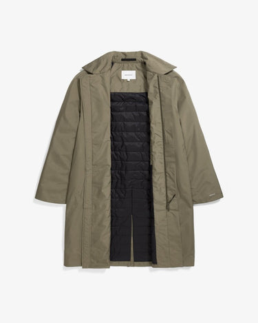 Norse Projects Vargo Gore - Tex Windstopper Raglan Mac Sediment Green - KYOTO - Norse Projects