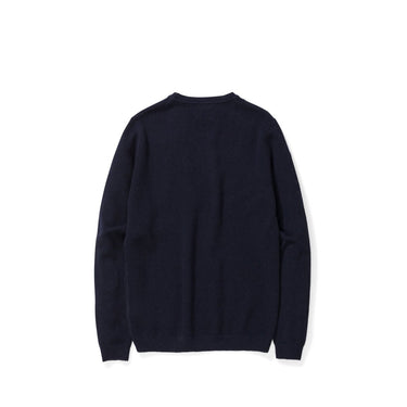 NP Sigfred Lambswool N45 - 0345 Dark Navy - KYOTO - Norse Projects