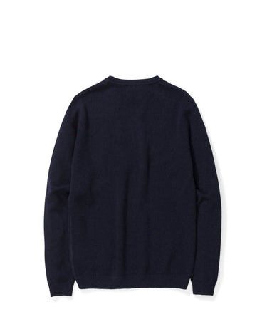 NP Sigfred Lambswool N45 - 0345 Dark Navy - KYOTO - Norse Projects