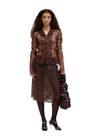 OpéraSPORT ALBA LONG SKIRT brown - KYOTO - OpéraSPORT