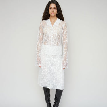 OpéraSPORT ALBA LONG SKIRT White - KYOTO - OpéraSPORT