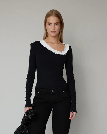 OpéraSPORT EVITA SEAMLESS TOP black - KYOTO - OpéraSPORT