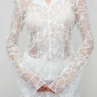 OpéraSPORT FLORA SHIRT WHITE - KYOTO - OpéraSPORT