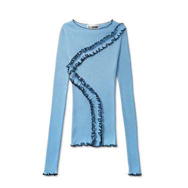 OpéraSPORT GISÈLE SEAMLESS TOP BLUE - KYOTO - OpéraSPORT