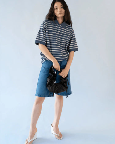 OpéraSPORT LUNA UNISEX POLO T - SHIRT Navy stripe - KYOTO - OpéraSPORT