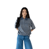 OpéraSPORT LUNA UNISEX POLO T - SHIRT Navy stripe - KYOTO - OpéraSPORT
