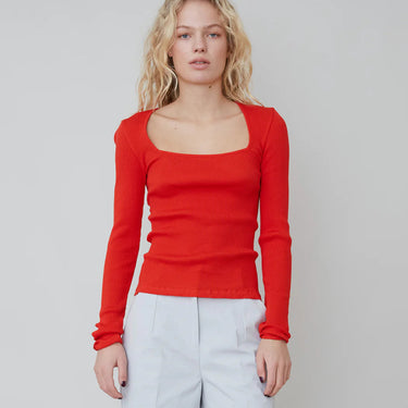 OpéraSPORT ROSE SEAMLESS TOP Red AW24 - KYOTO - OpéraSPORT