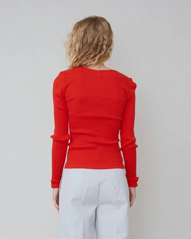 OpéraSPORT ROSE SEAMLESS TOP Red AW24 - KYOTO - OpéraSPORT