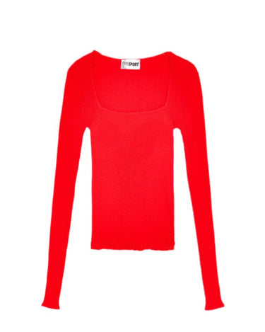 OpéraSPORT ROSE SEAMLESS TOP Red AW24 - KYOTO - OpéraSPORT