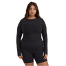 Organic Basics Active Mesh Long Sleeve T-shirt Black - KYOTO - Organic Basics