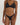 Organic Basics Core Rib Triangle Bralette Black - KYOTO - Organic Basics