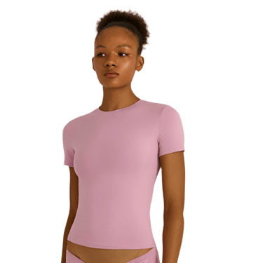Organic Basics Flex Tee Lavender Mist - KYOTO - Organic Basics