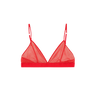 Organic Basics Mesh Triangle Bralette Spicy - KYOTO - Organic Basics