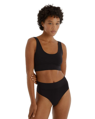 Organic Basics Smooth Bralette Black - KYOTO - Organic Basics