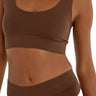 Organic Basics Smooth Bralette Walnut - KYOTO - Organic Basics