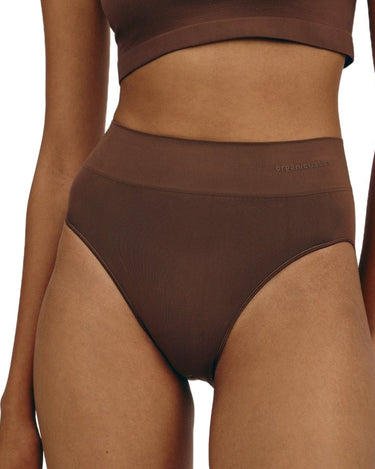 Organic Basics Smooth High - Leg Briefs Walnut - KYOTO - Organic Basics