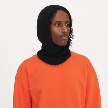 Organic Basics Soft Knit Balaclava Black - KYOTO - Organic Basics