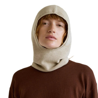 Organic Basics Soft Knit Balaclava Nutmeg - KYOTO - Organic Basics