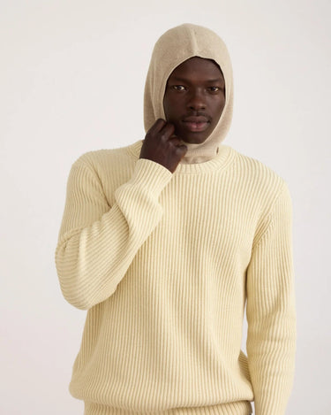 Organic Basics Soft Knit Balaclava Nutmeg - KYOTO - Organic Basics