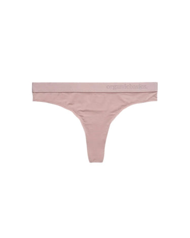 Organic Basics Soft Touch Thong Dusty Rose - KYOTO - Organic Basics