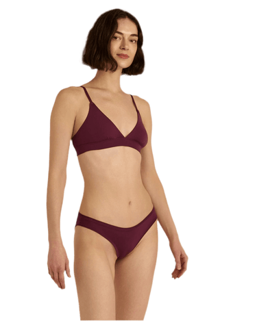 Organic Basics Soft Touch Veil High - Leg Briefs Fig - KYOTO - Organic Basics