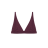Organic Basics Soft Touch Veil Plunge Bralette Fig - KYOTO - Organic Basics