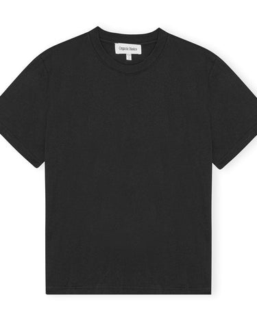 Organic Basics True Boxy Fit T-shirts Black - KYOTO - Organic Basics