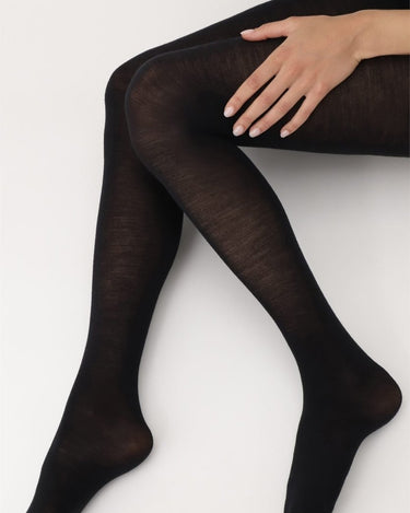 Oroblu Nives Fine Wool Tights Strømper Black - KYOTO - Oroblu