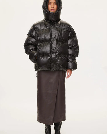 Oval Square Active Hood Jacket Black - KYOTO - Oval Square