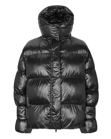 Oval Square Active Hood Jacket Black - KYOTO - Oval Square