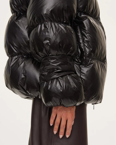 Oval Square Active Hood Jacket Black - KYOTO - Oval Square