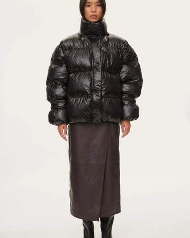 Oval Square Active Hood Jacket Black - KYOTO - Oval Square